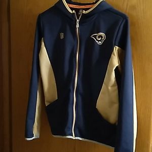 Boy's Rams zip up hoodie